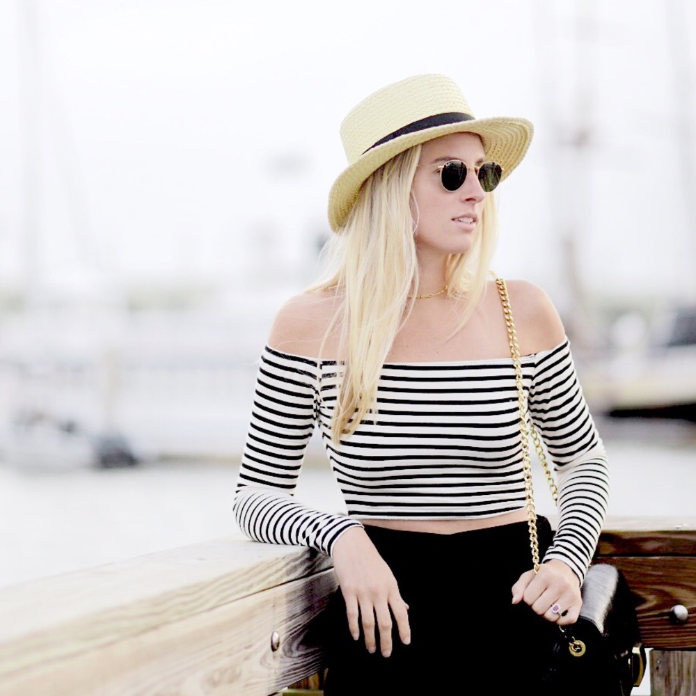 Striped Crop Top