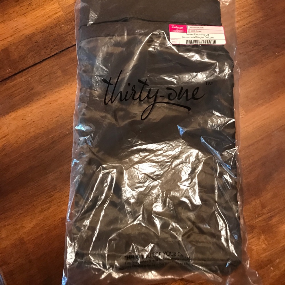 Deluxe cinch top lid (brown)