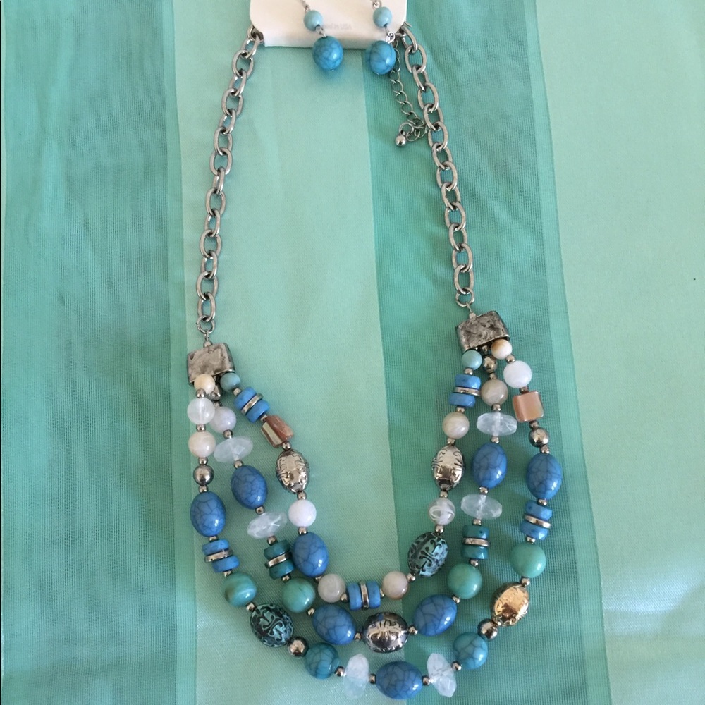 ***SOLD***. Necklace and earrings set