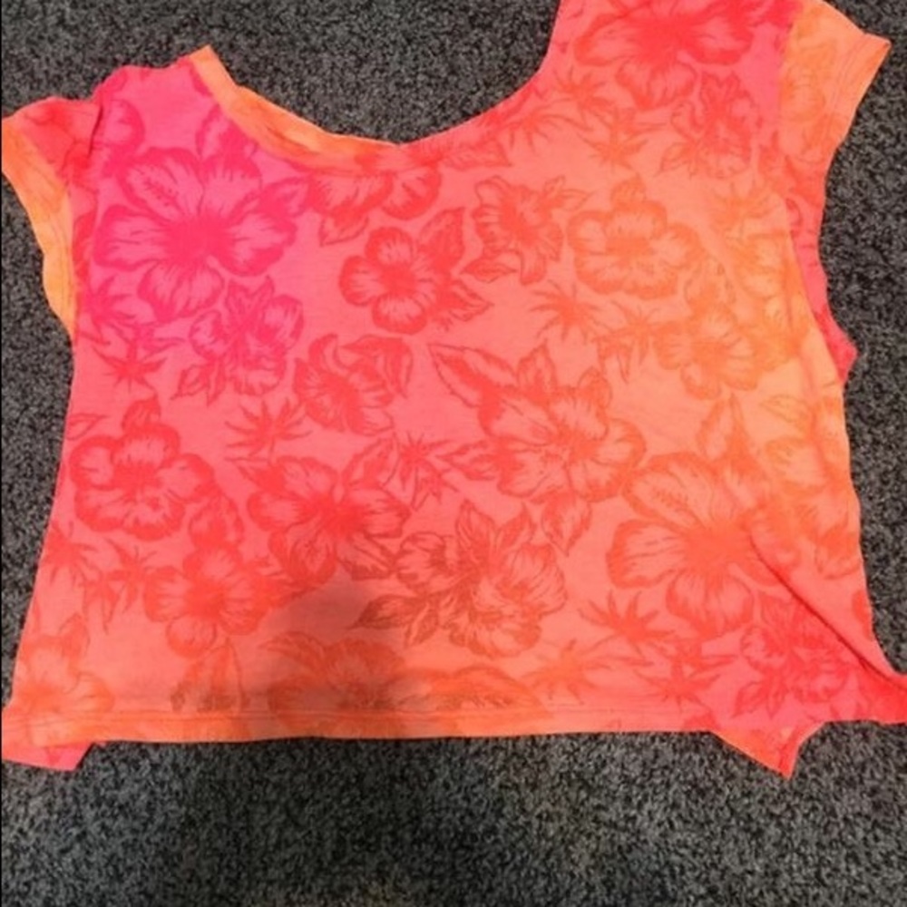 Open back crop top