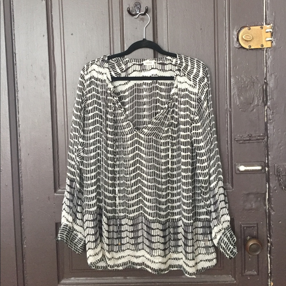 L'AGENCE chiffon blouse