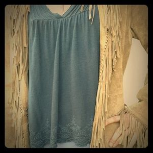 Leather Fringed Jacket