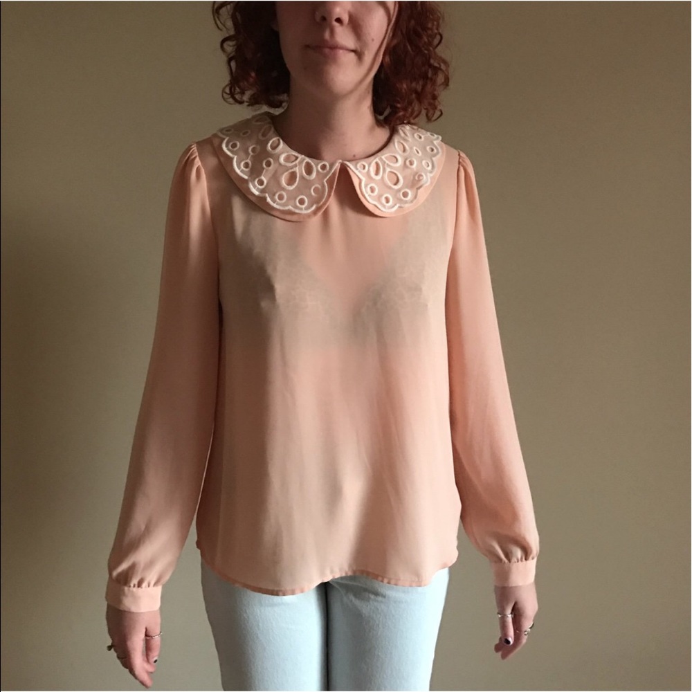 Peter Pan Collared Blouse