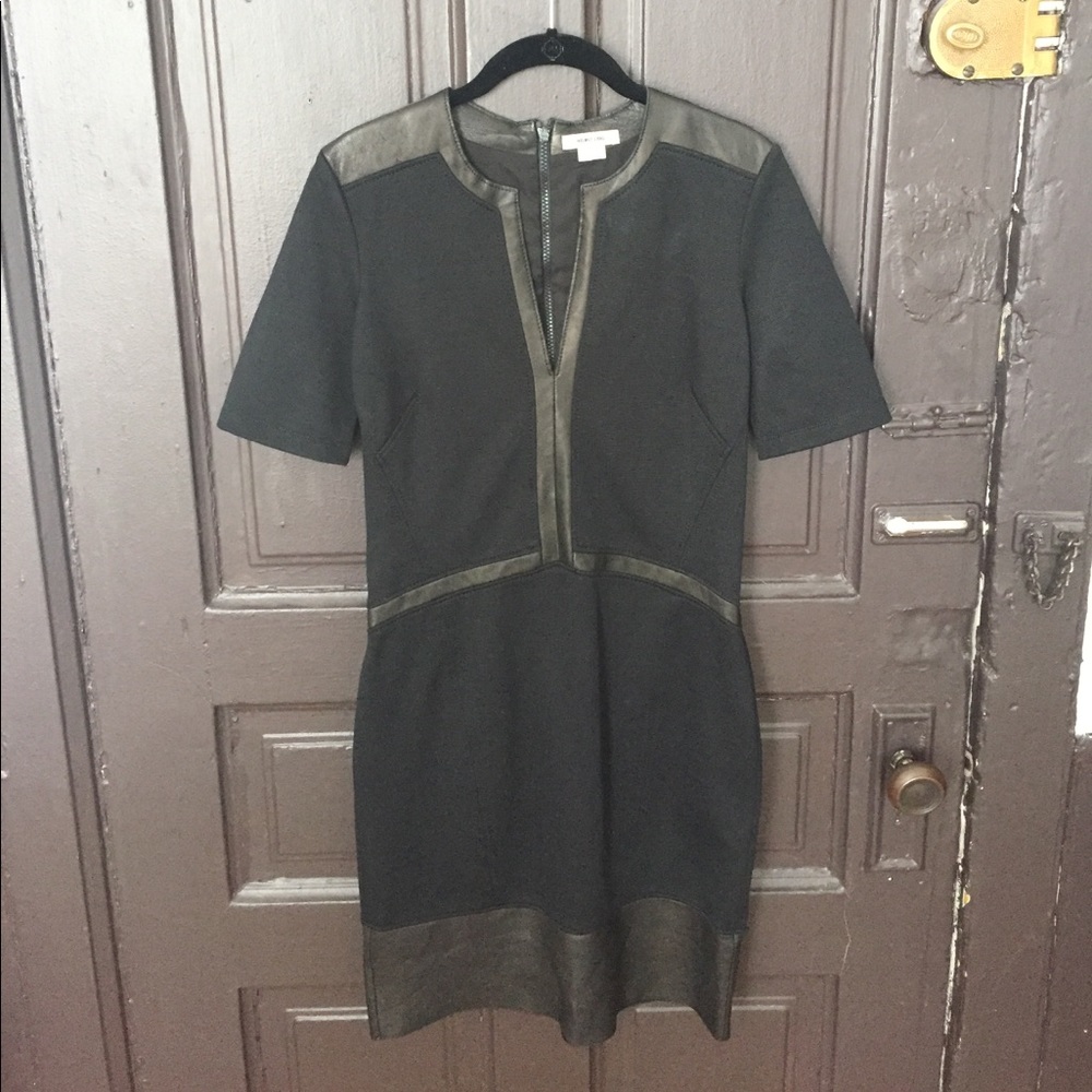 Helmut Lang black body con dress