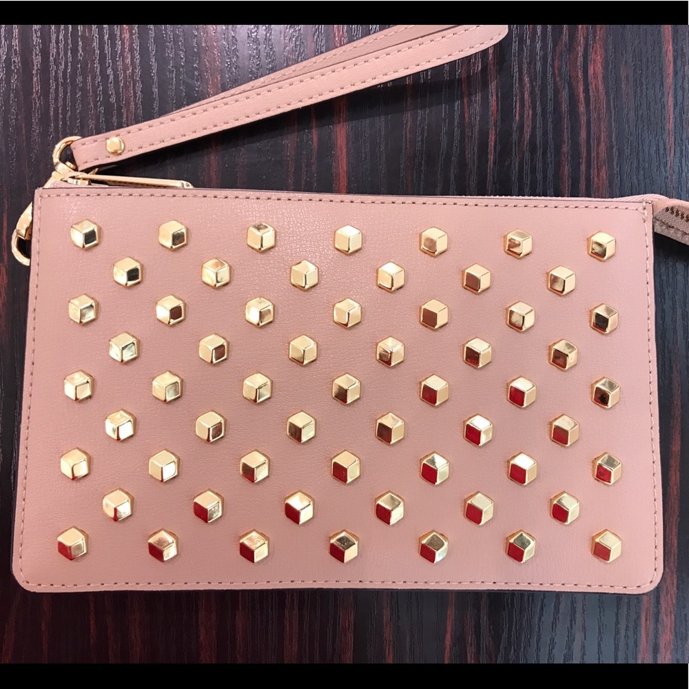 Michae Kors studded wristlet