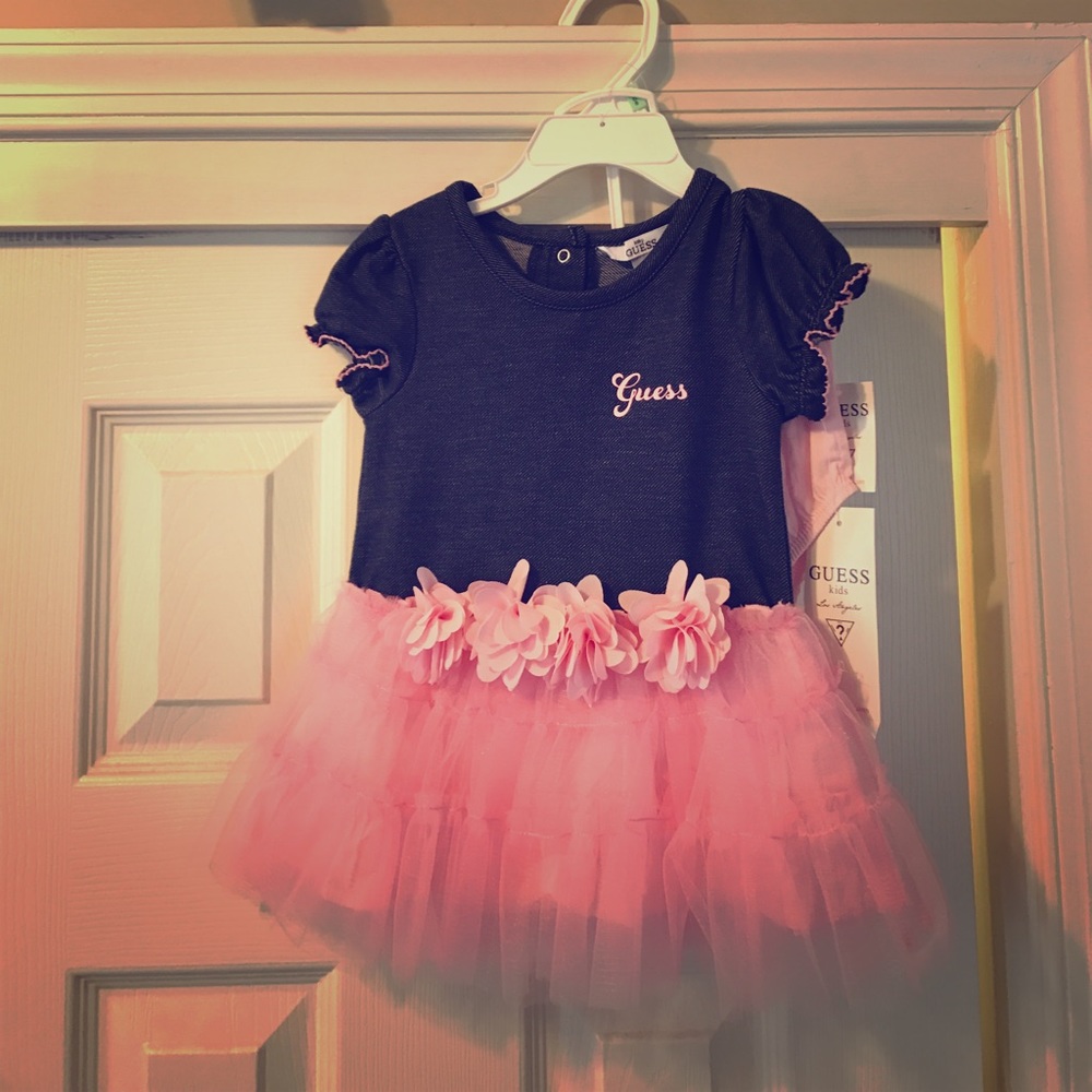 Toddler Girls 18 M GUESS kids Tutu denim Dress