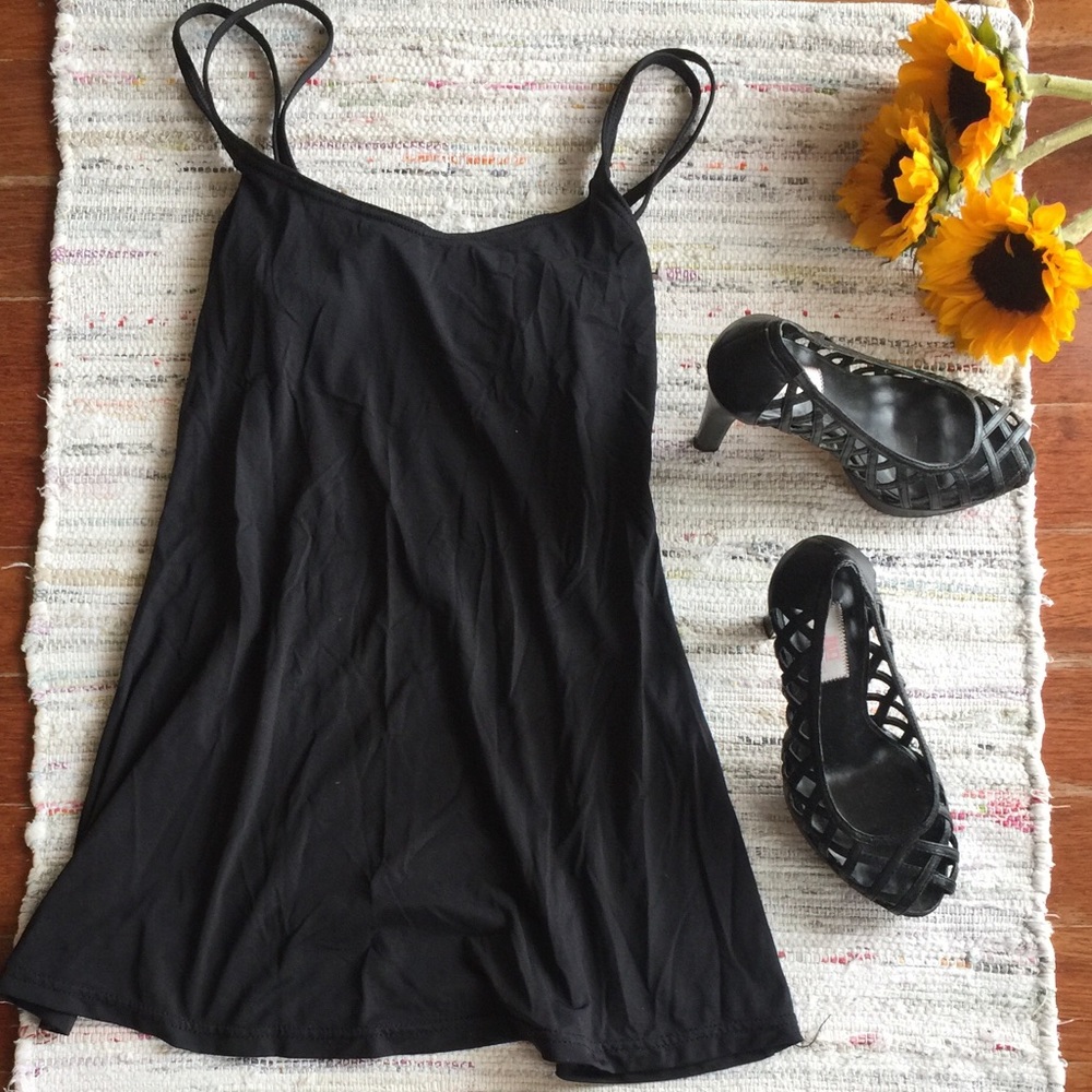Capezio black Lycra dance top