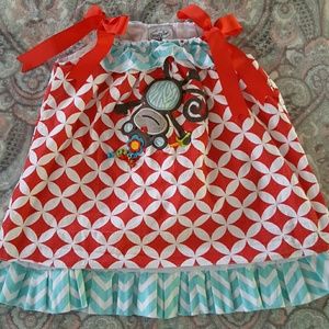 Mudpie party monkey dress