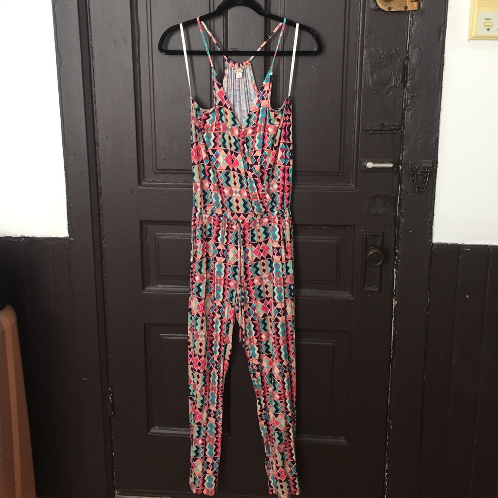 Ella Moss Tribal Print Jumpsuit