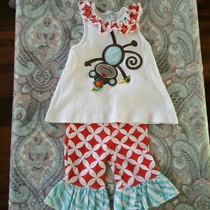 Mudpie Party Monkey outfit 2t3t