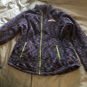 Fleece Seattle Seahawks zip up