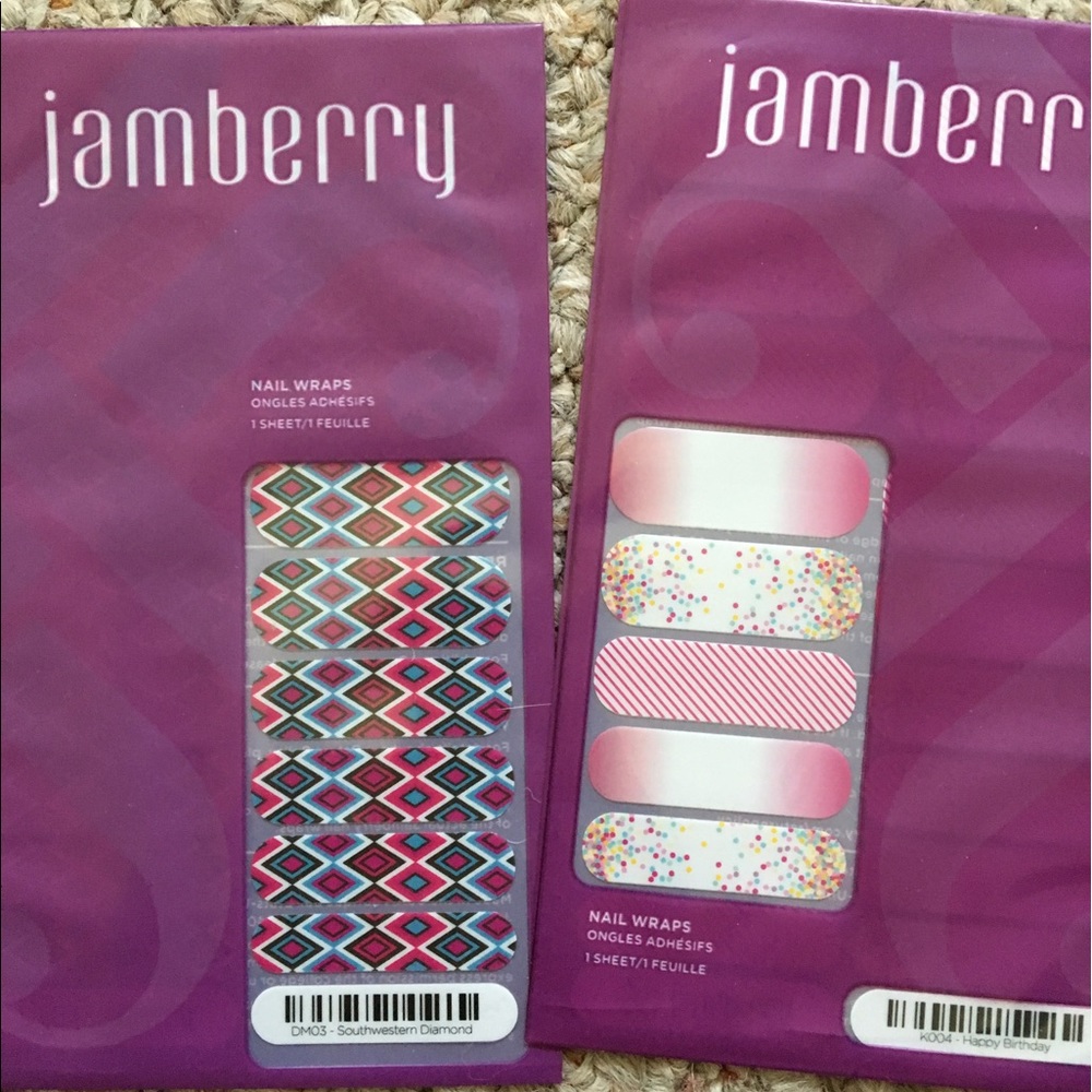 Jamberry - Southwestern Diamond and Happy Birthday
