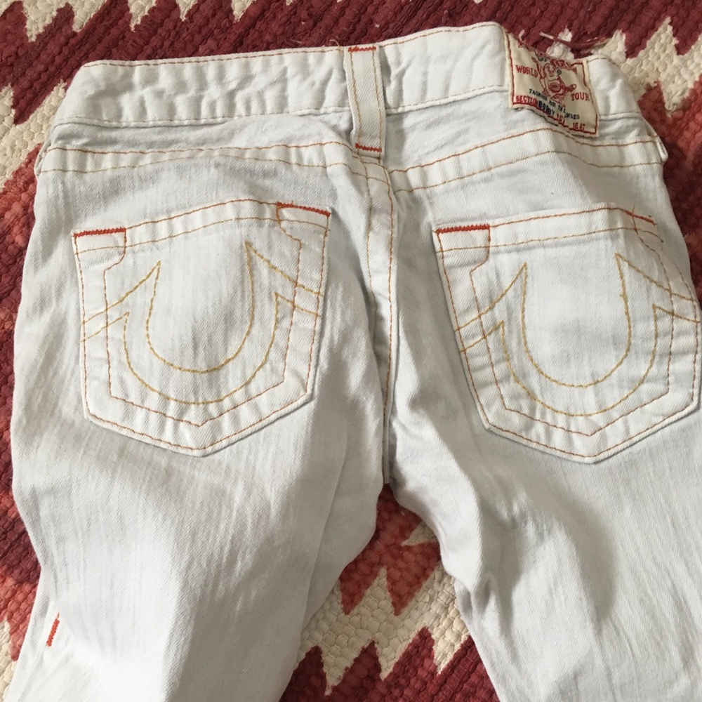 White true religion jeans