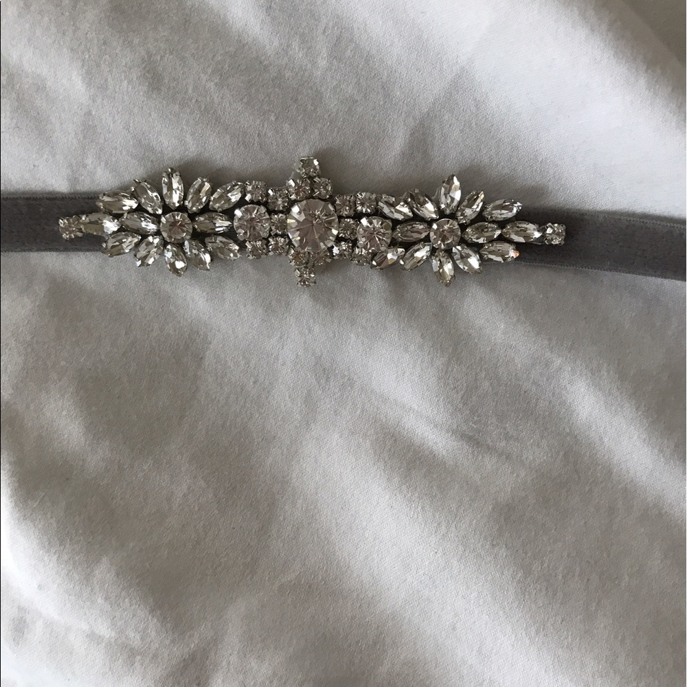 BHLDN gray wedding belt