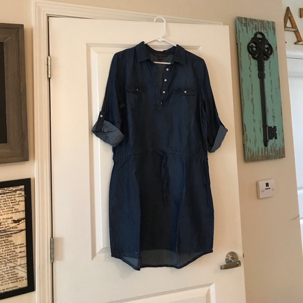 Denim High/Low dress