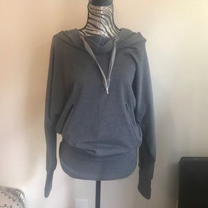 Gray Lululemon Athletics hooded sweater