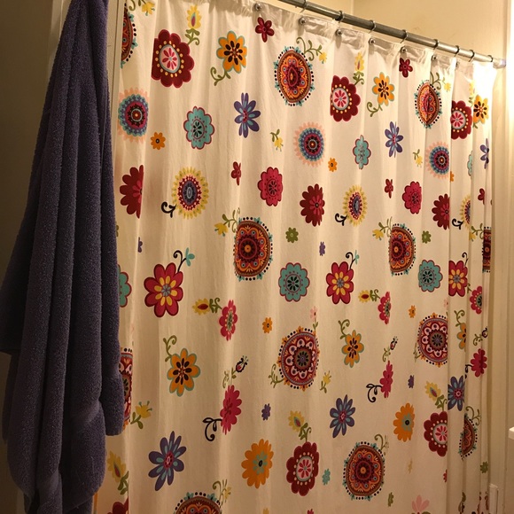 Peri Bath Floral Design Shower Curtain Poshmark