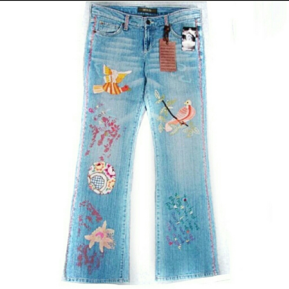 Switch USA Ice Embroidered Jeans