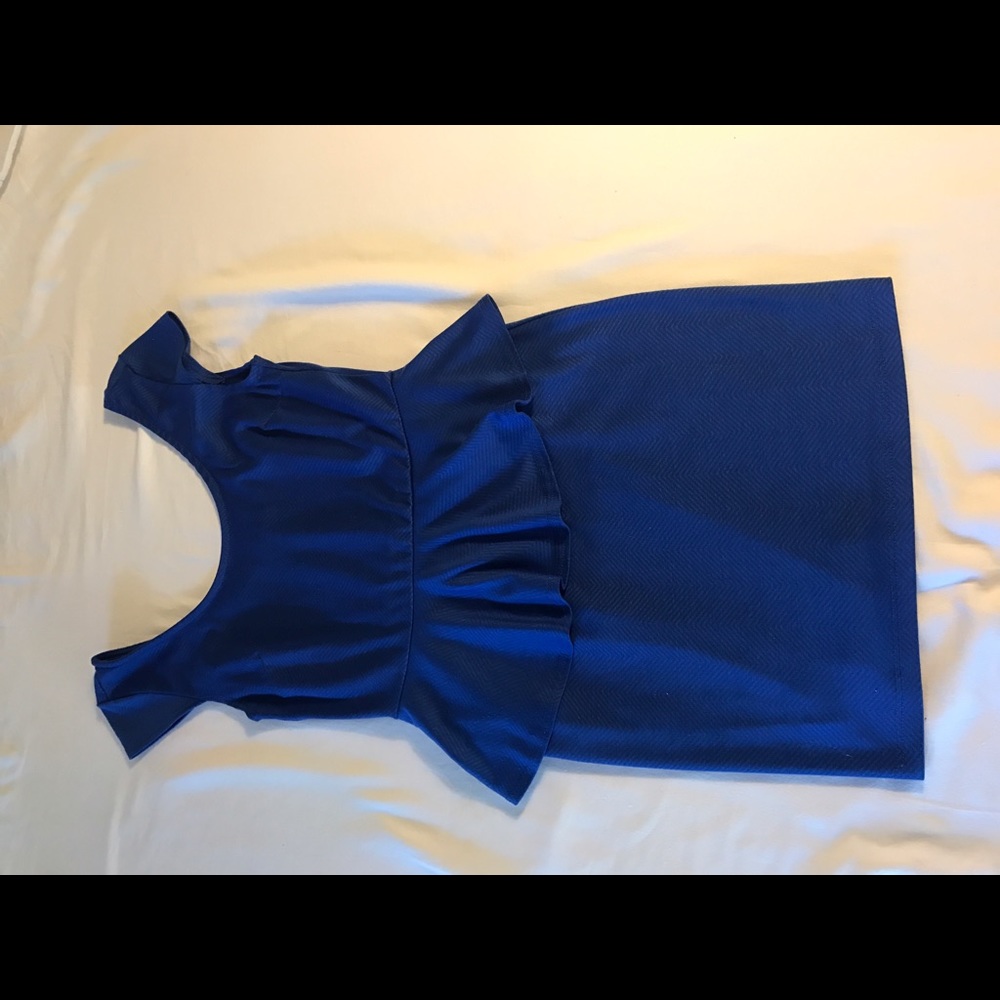 Blue dress