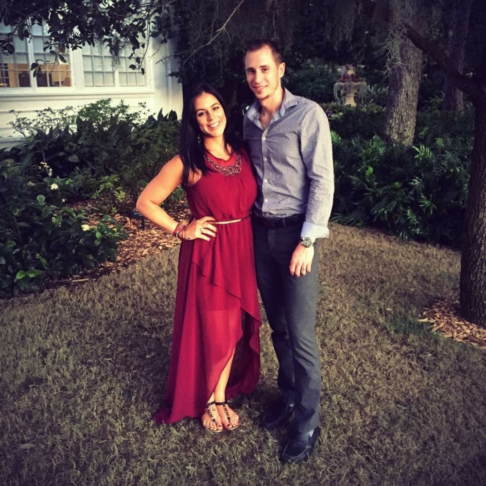 Burgundy High Low flowy Dress