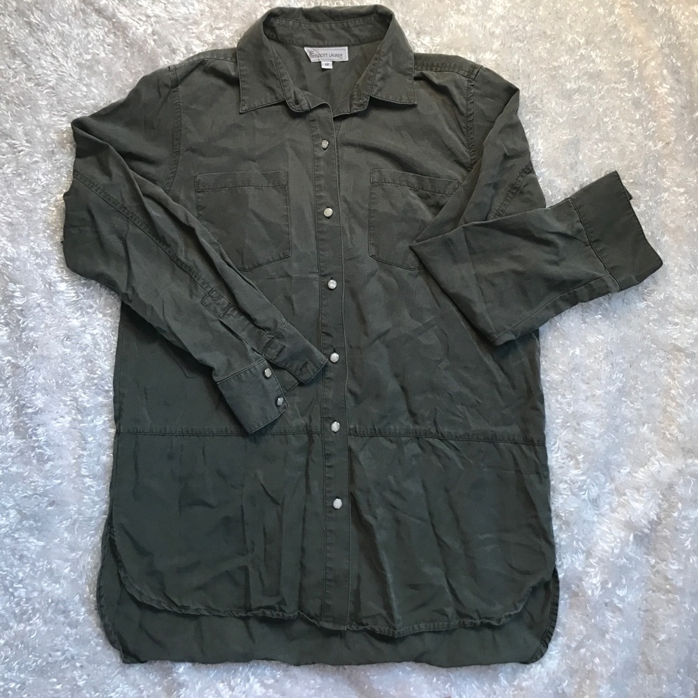 Elliott Lauren green tunic