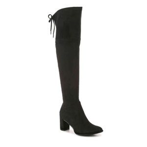 NWOT black over the knee boots