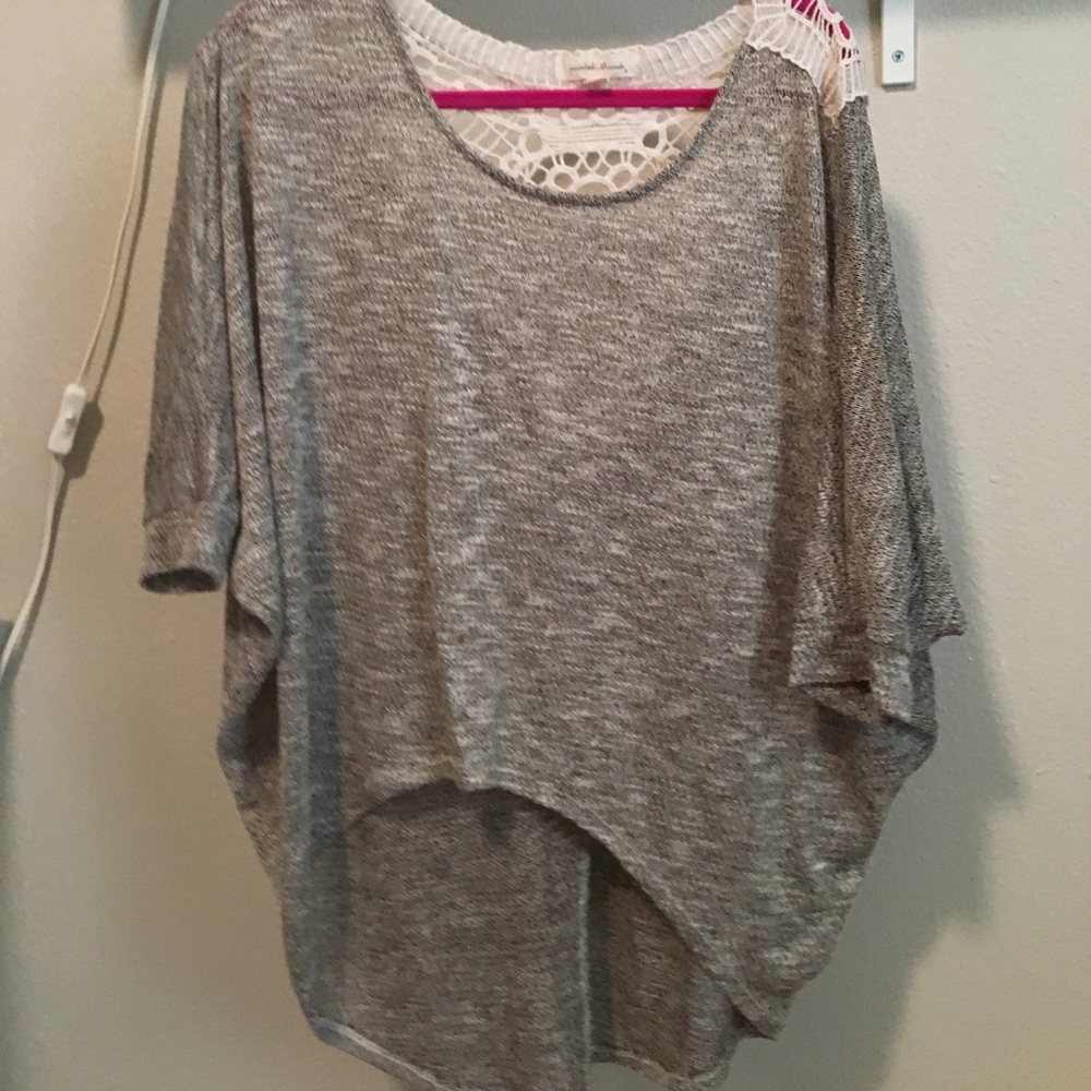 super cute high low sweater