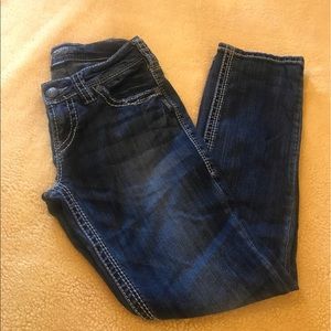 Silver Suki Straight Jeans Size W27/L30