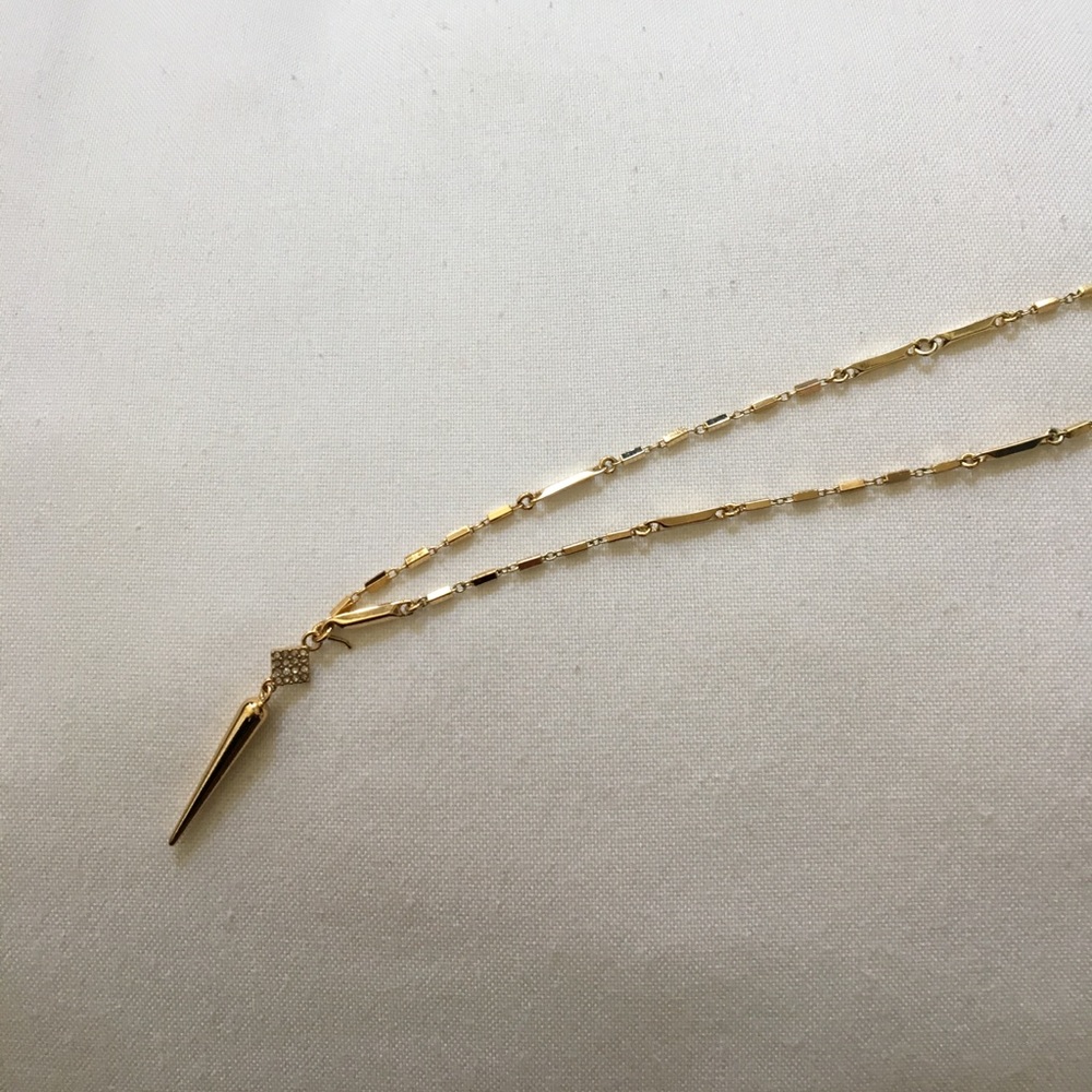 Stella & Dot Bianca Lariat Necklace Gold