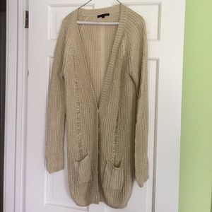LF tan sweater