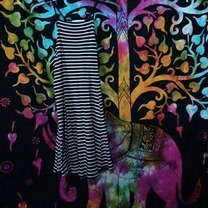 Striped Sleeveless Dress