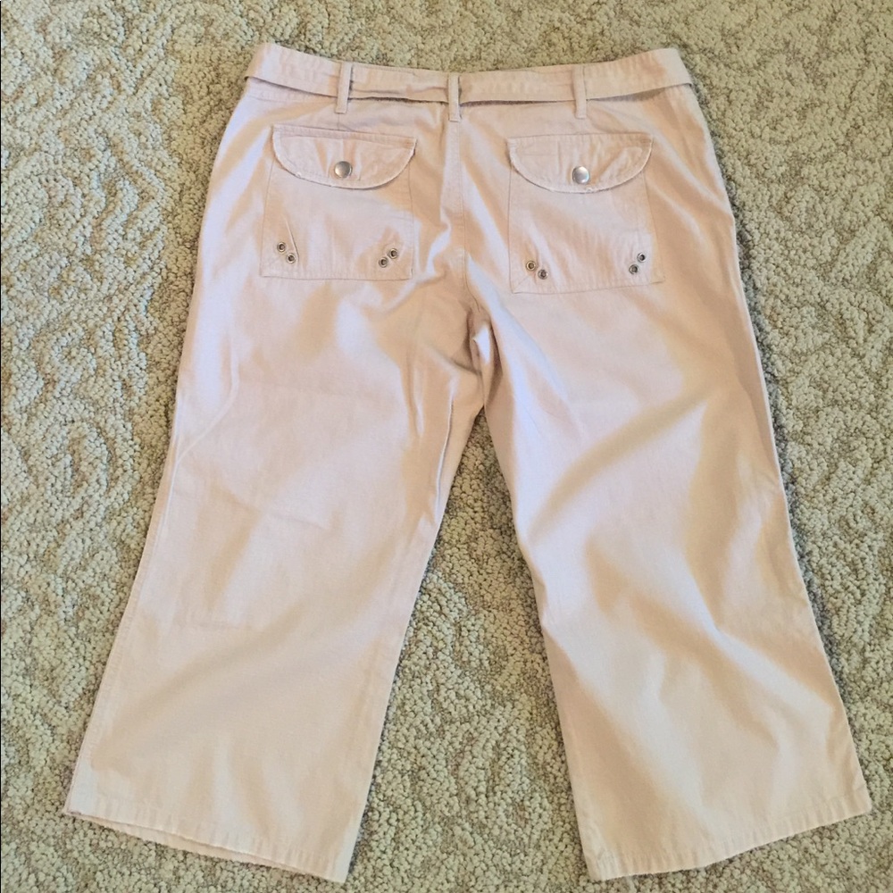 NEW CAPRIS-Tan Nice Details COTTON Junior Size 11