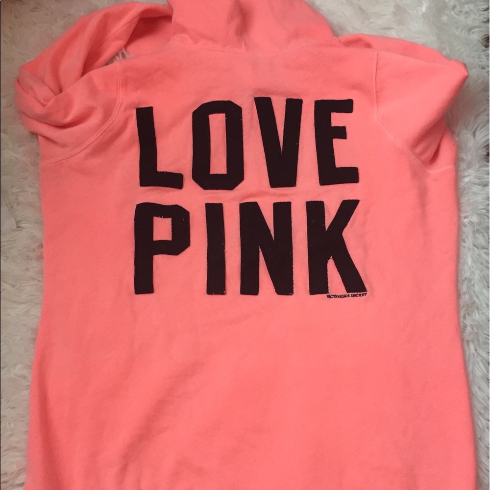 Pink hoodie