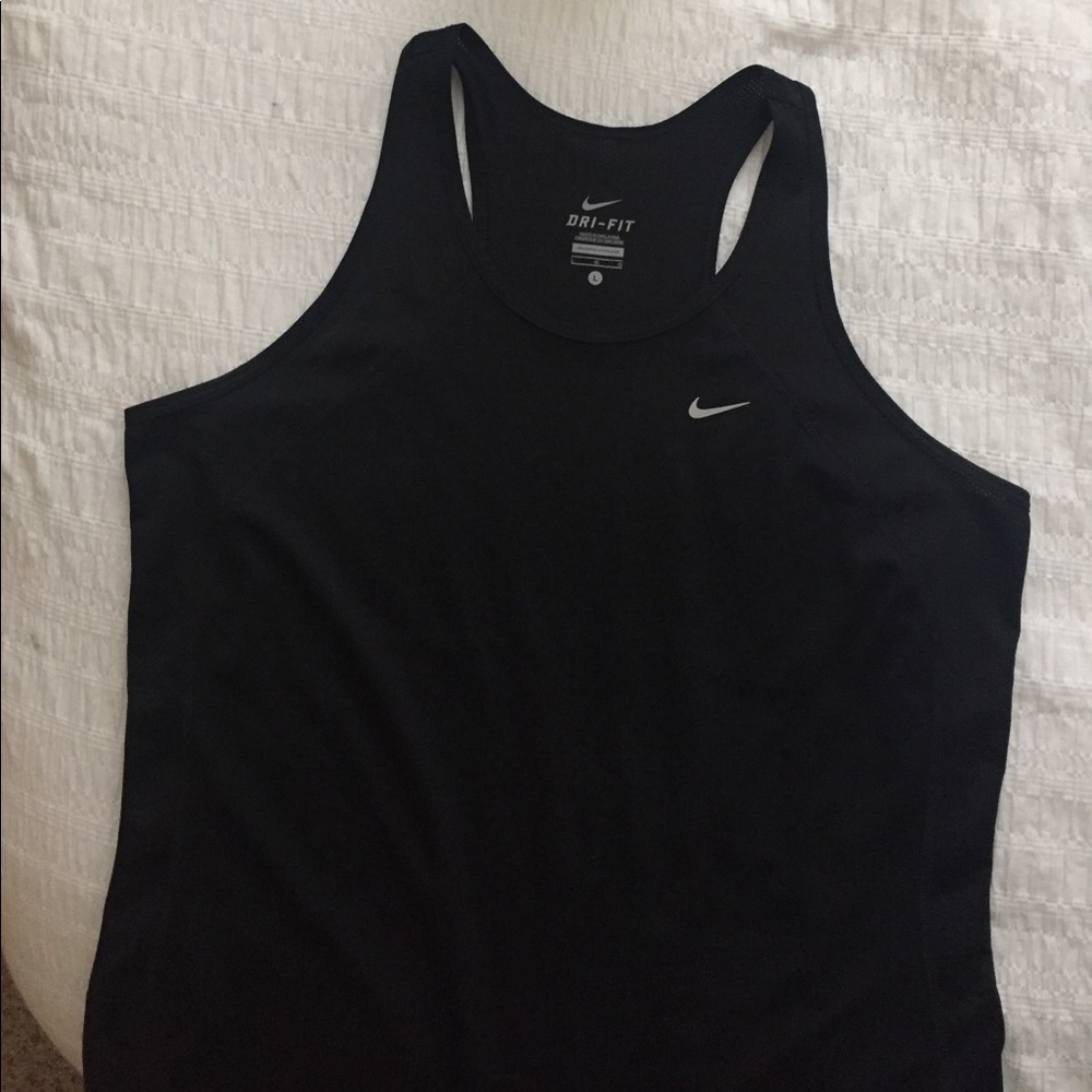 Nike black dri fit tank top