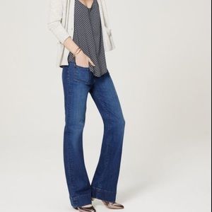 NWT Loft Wide Leg Trouser Jeans 25/0