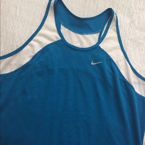 Blue Nike dri fit tank top