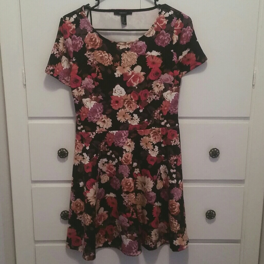Floral skater dress