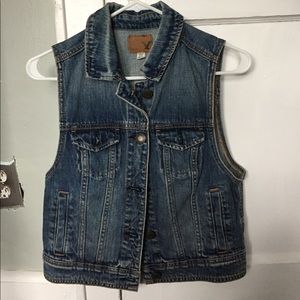 Jean jacket vest