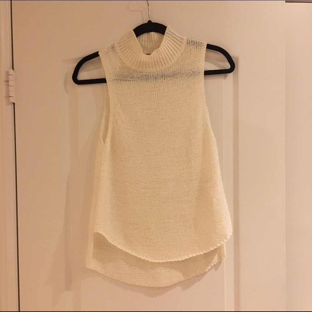 MINKPINK mock net tank top