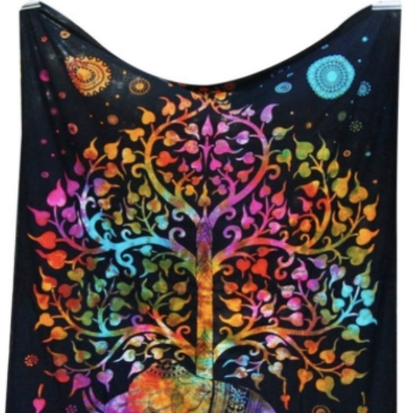 Elephant Tapestry India themed Tye Dye - Picture 3 of 3