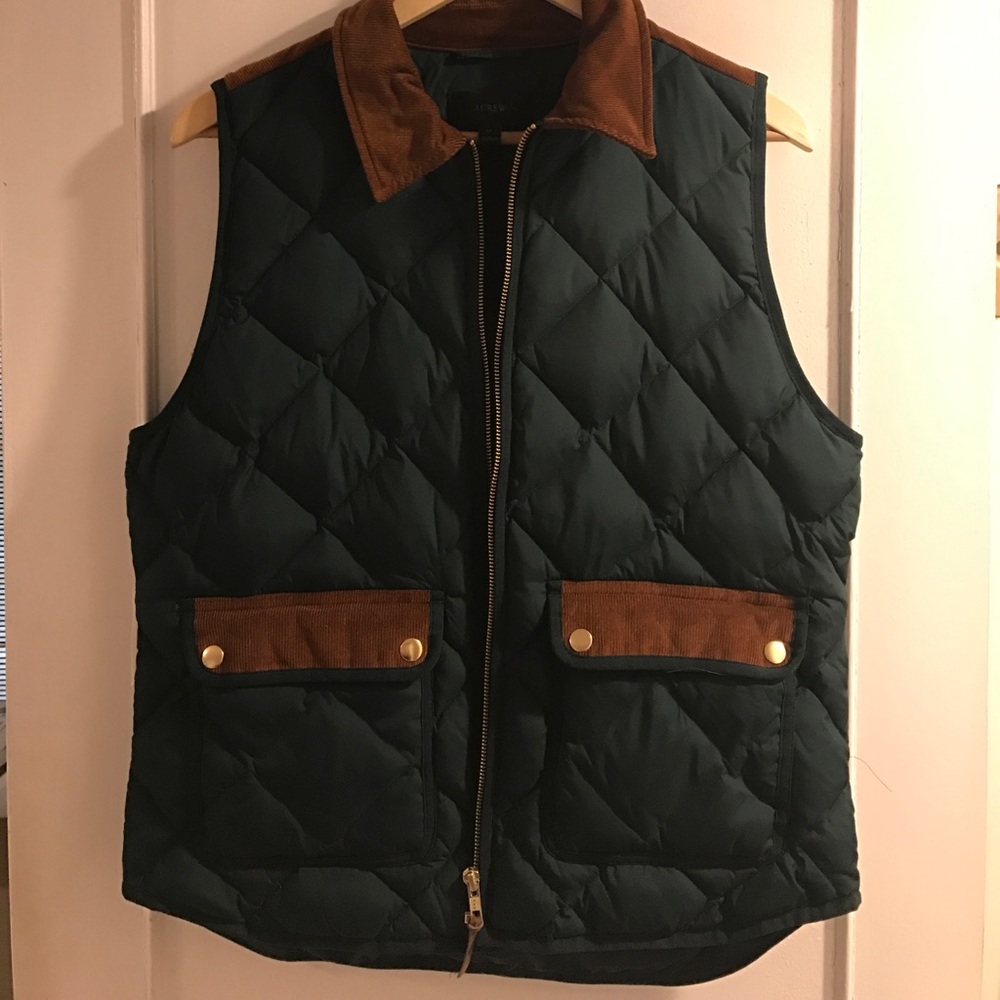 NWOT J Crew down/quilted vest