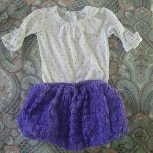 9m Two piece set with bubble skirt