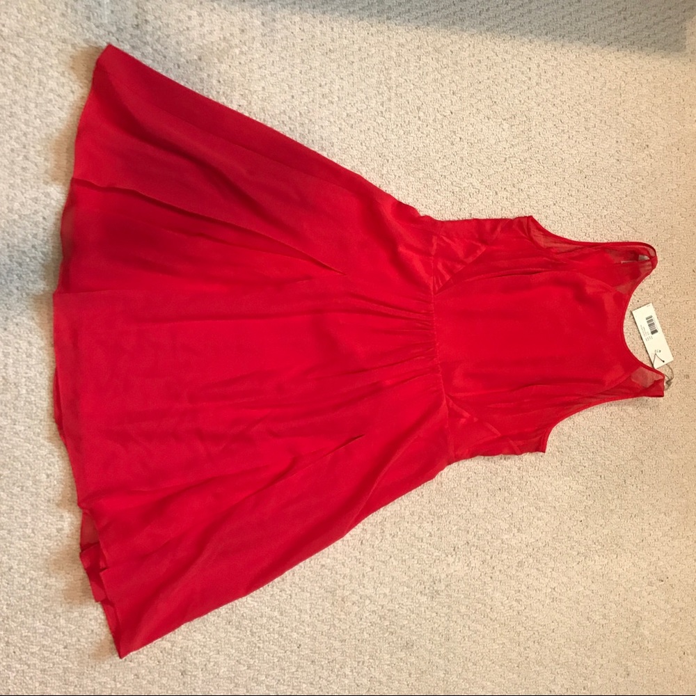 Red Rebecca Taylor dress
