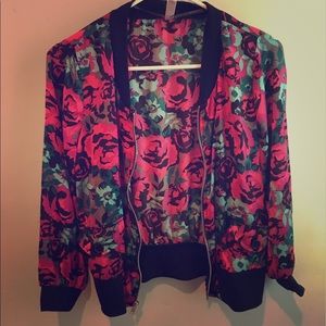 Roses Crop Jacket