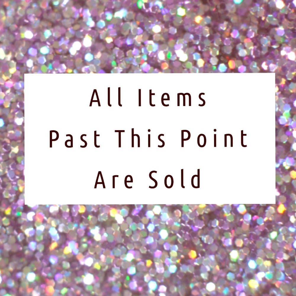 SOLD ITEMS