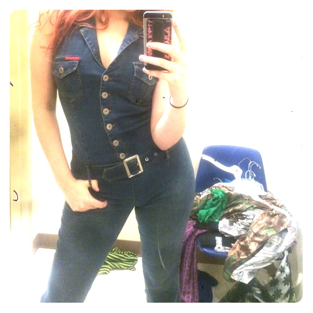 JLO y2k  DENIM jumpsuit