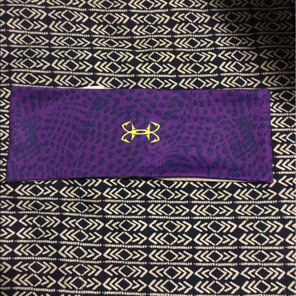 Purple Under Armour Headband