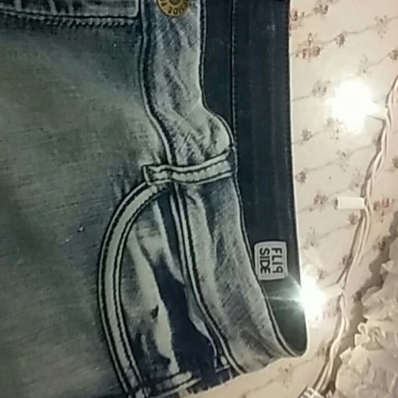 Flip side...two pairs of jeans in one! - Picture 2 of 3