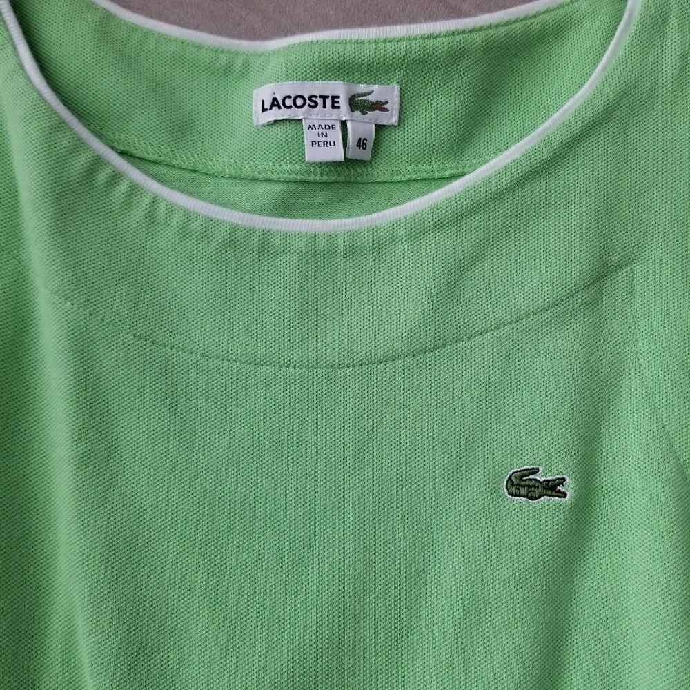 Lacoste lime green sundress