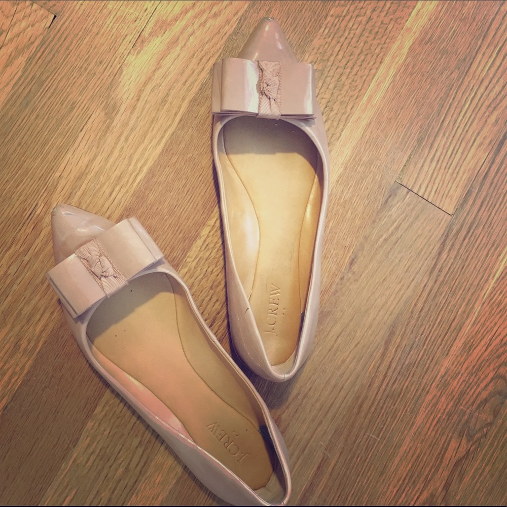 J. Crew patent leather flats